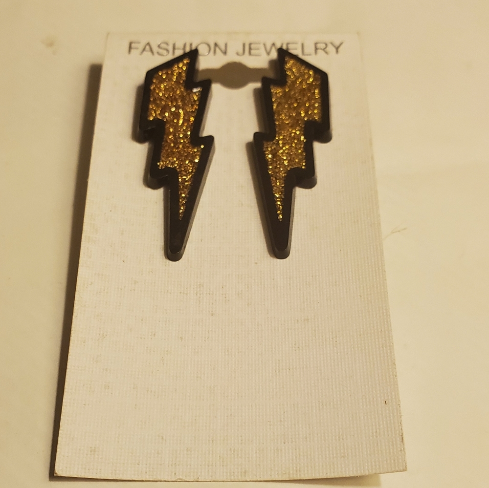 Lightbolt Earrings - Picture 1 of 2